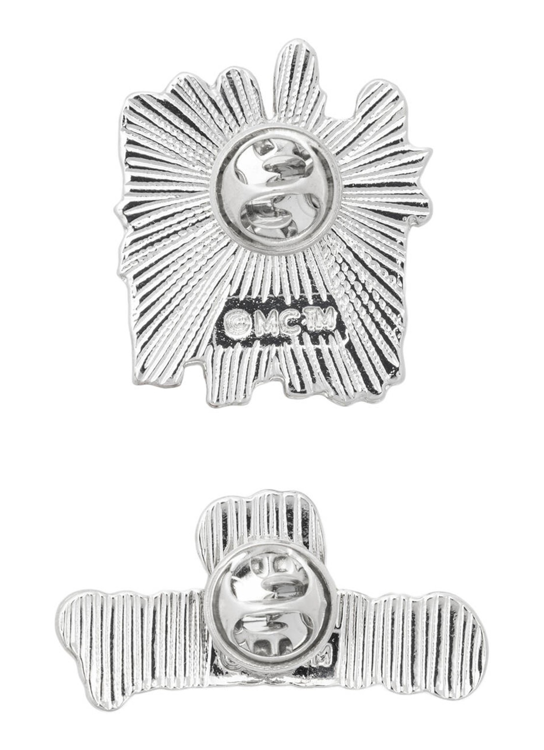 Moomin Arabia Moomin Party Queue broche set van 2 - achterkant oranje