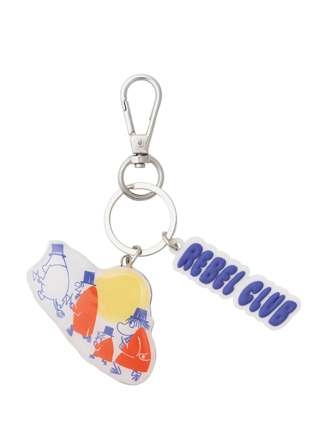 Moomin Arabia Moomin Rebel Club sleutelhanger - voorkant oranje