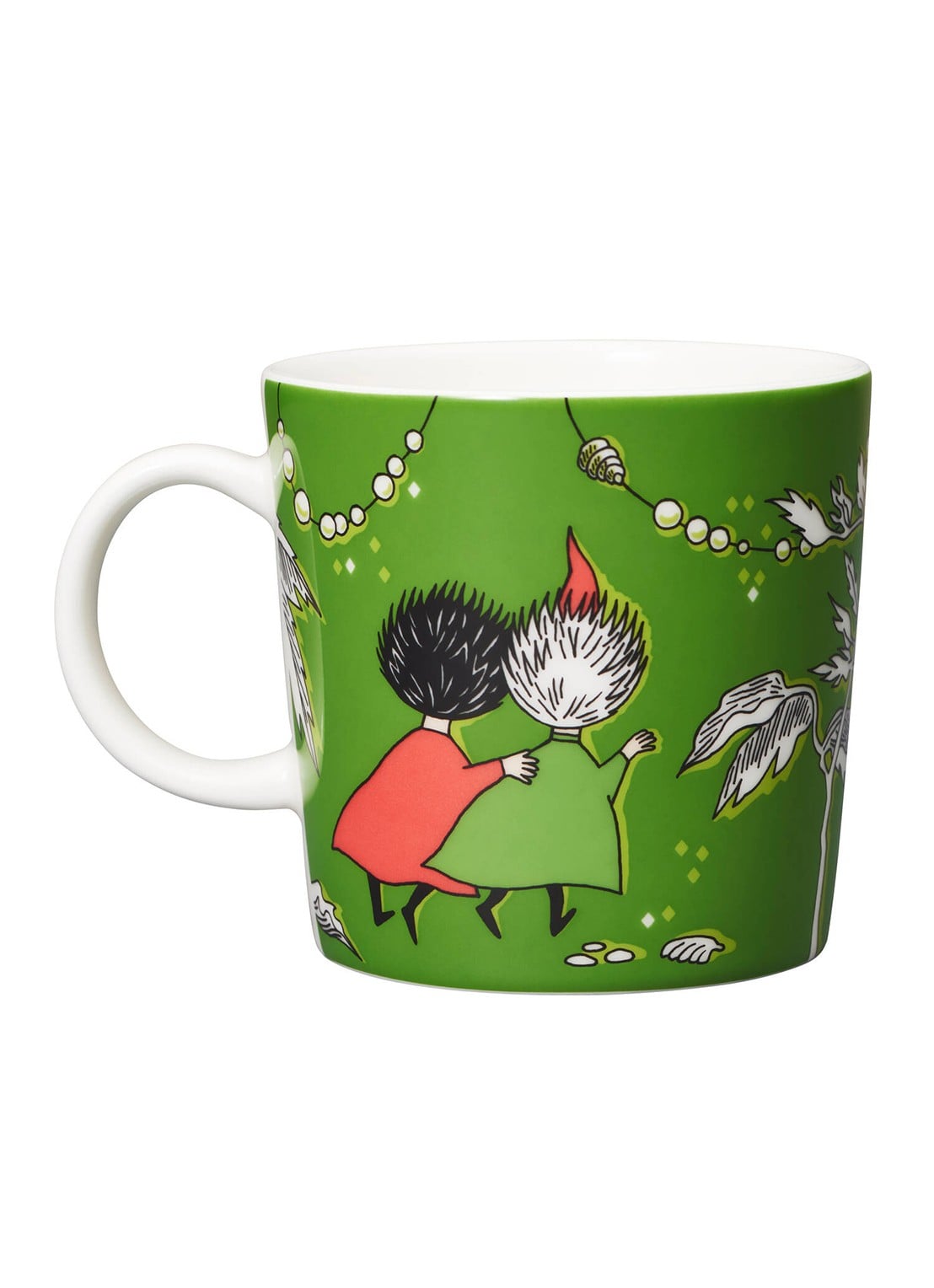 Moomin Arabia Thingumy and Bob Moomin kopje 30 cl - voorkant 2 groen
