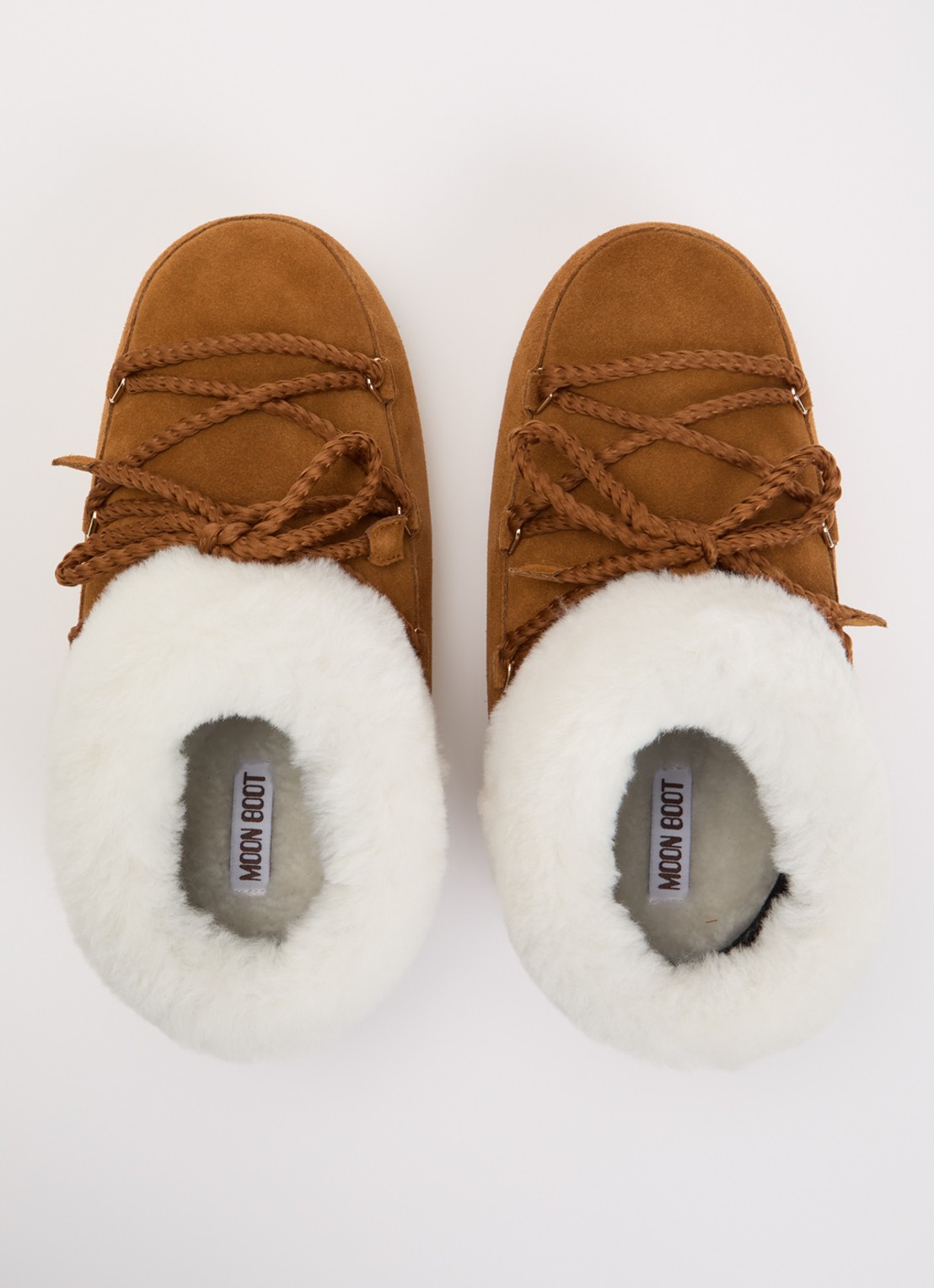 Moon Boot EVX instapper van suède - detail 4 camel