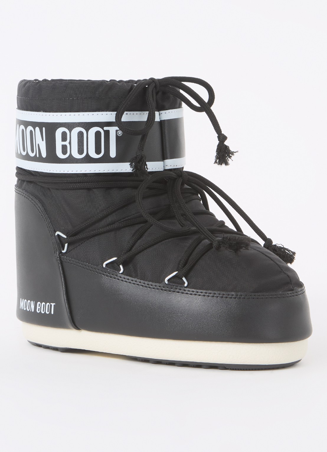 Moon Boot Icon Low snowboot met waterafstotende coating - voorkant 5 zwart
