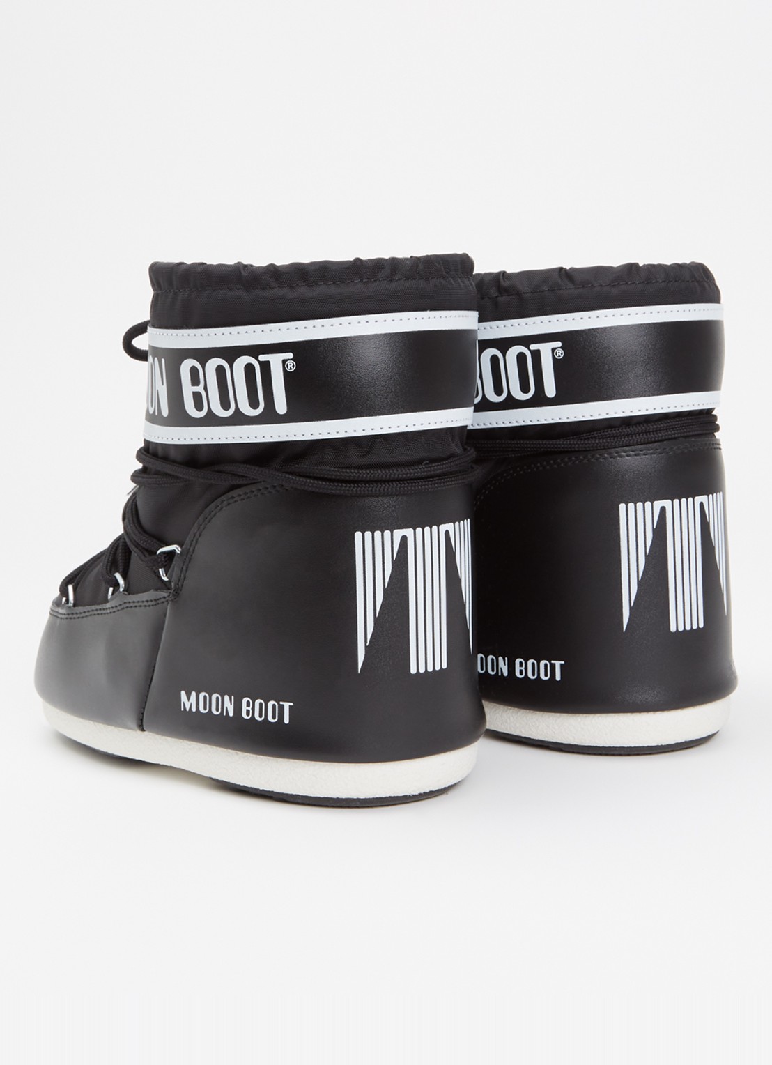 Moon Boot Icon Low snowboot met waterafstotende coating - achterkant 8 zwart