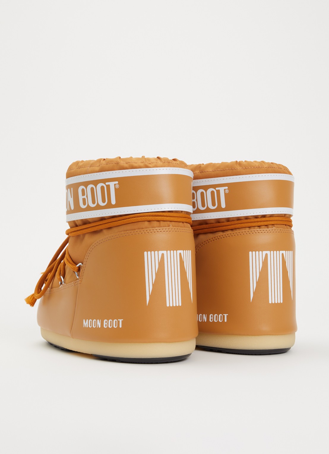 Moon Boot Icon Low snowboot met waterafstotende coating - achterkant cognac