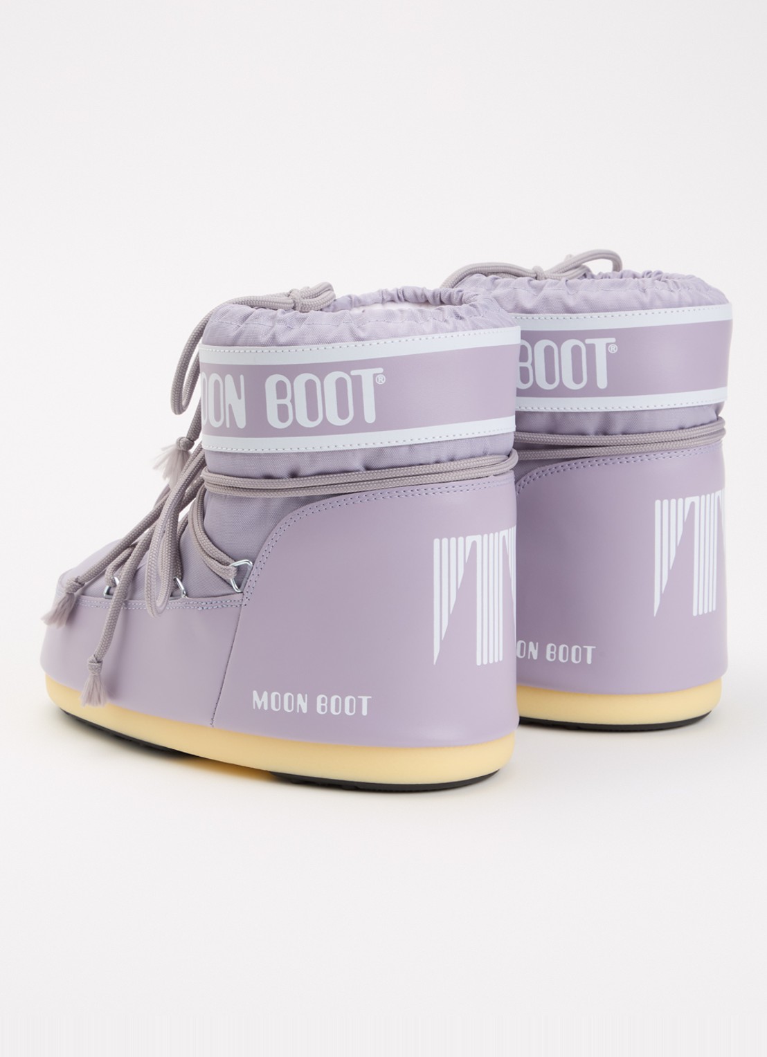 Moon Boot Icon Low snowboot met waterafstotende coating - achterkant 4 lila