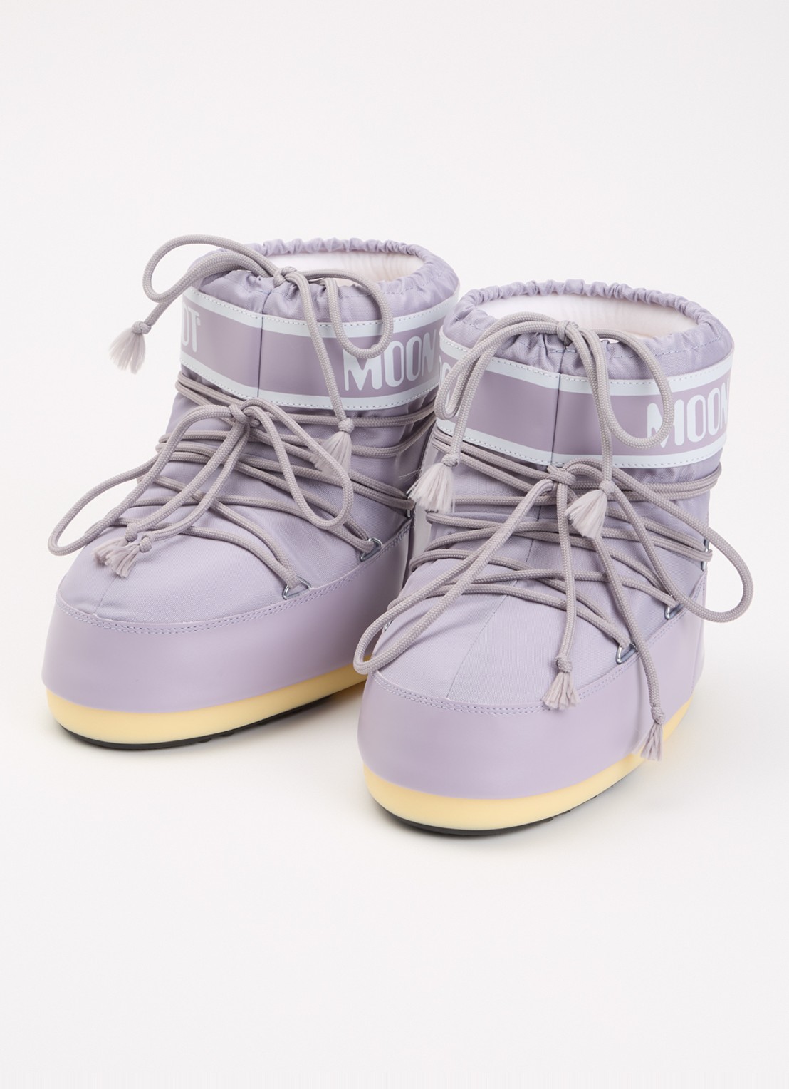 Moon Boot Icon Low snowboot met waterafstotende coating - detail lila