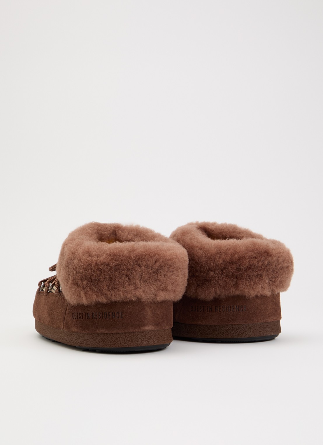 Moon Boot MB X GIR Chalet snowboot van suède - achterkant 4 roestbruin