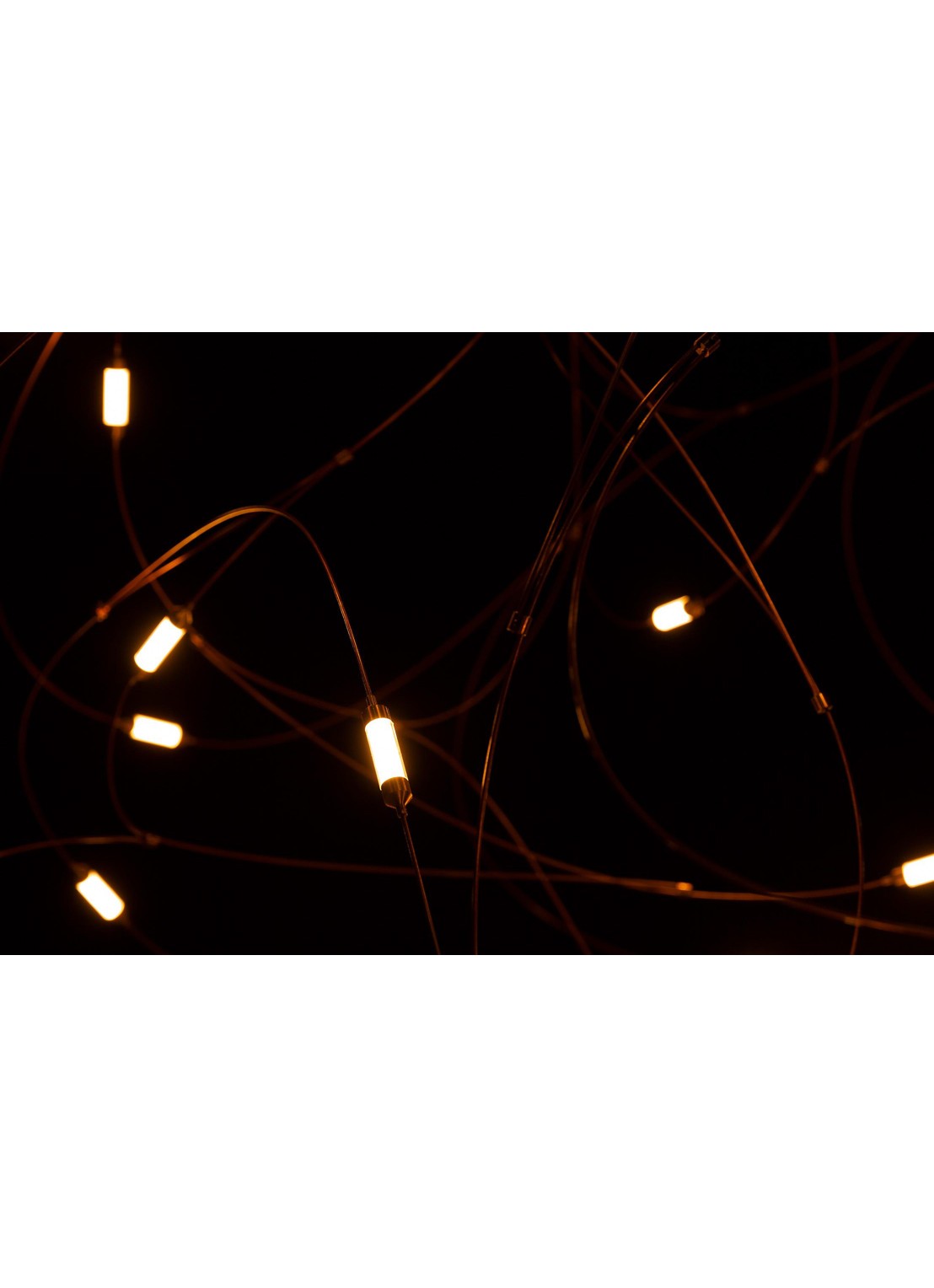 Moooi Flock of Light 11 hanglamp LED 80 x 65 cm - achterkant koper