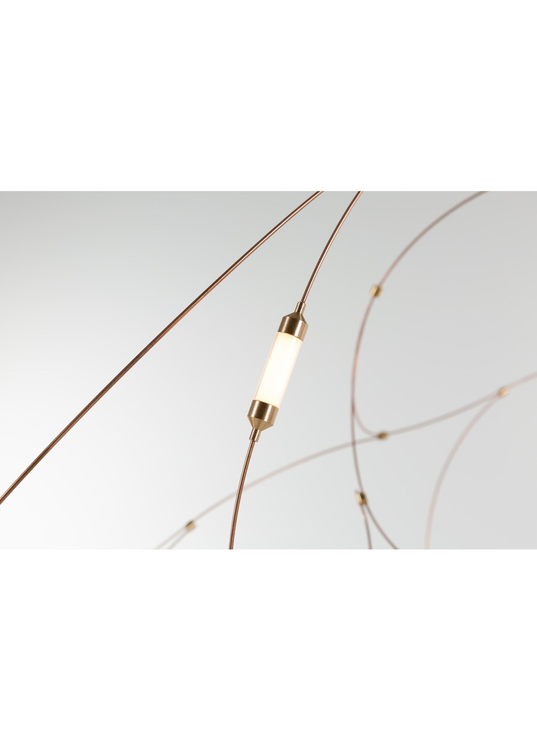 Moooi Flock of Light 11 hanglamp LED 80 x 65 cm - detail 4 koper