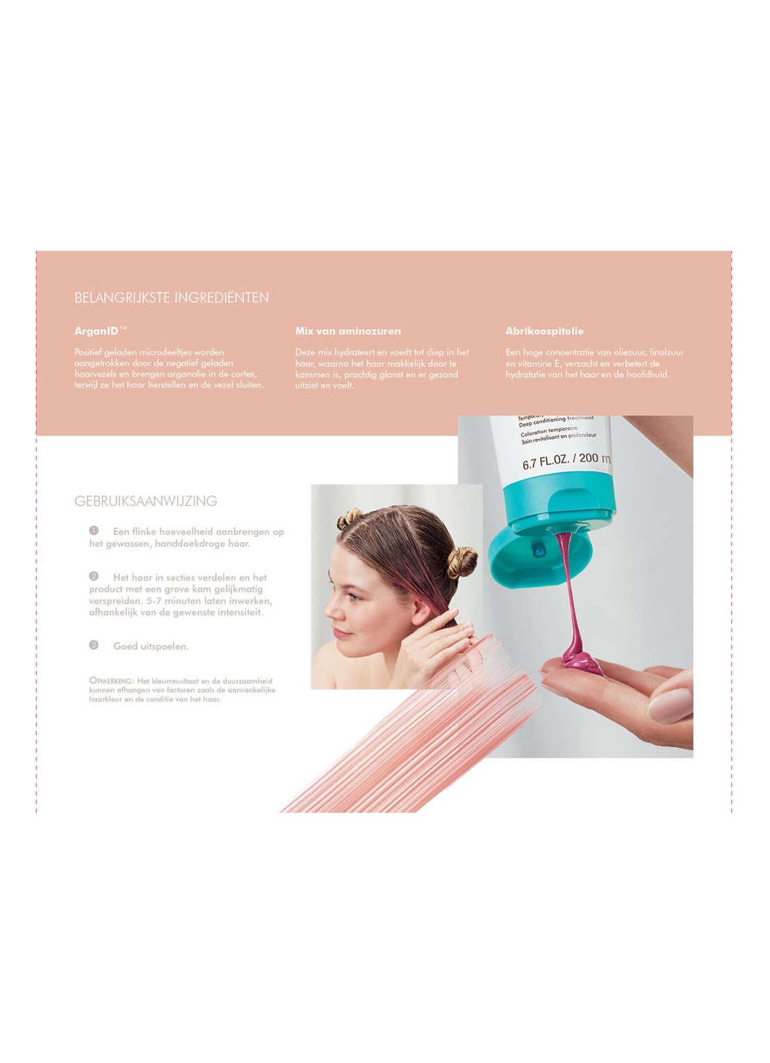Moroccanoil Color Depositing Mask Champagne - verzorgend, uitwasbaar kleurmasker voor (licht-)blond tot medium blond haar - detail 5 champagne