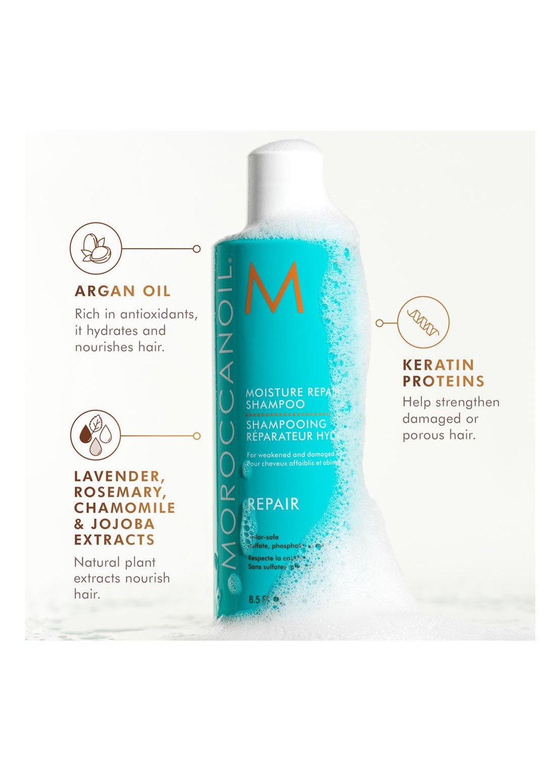 Moroccanoil Moist Repair Shampoo - detail 3 undefined