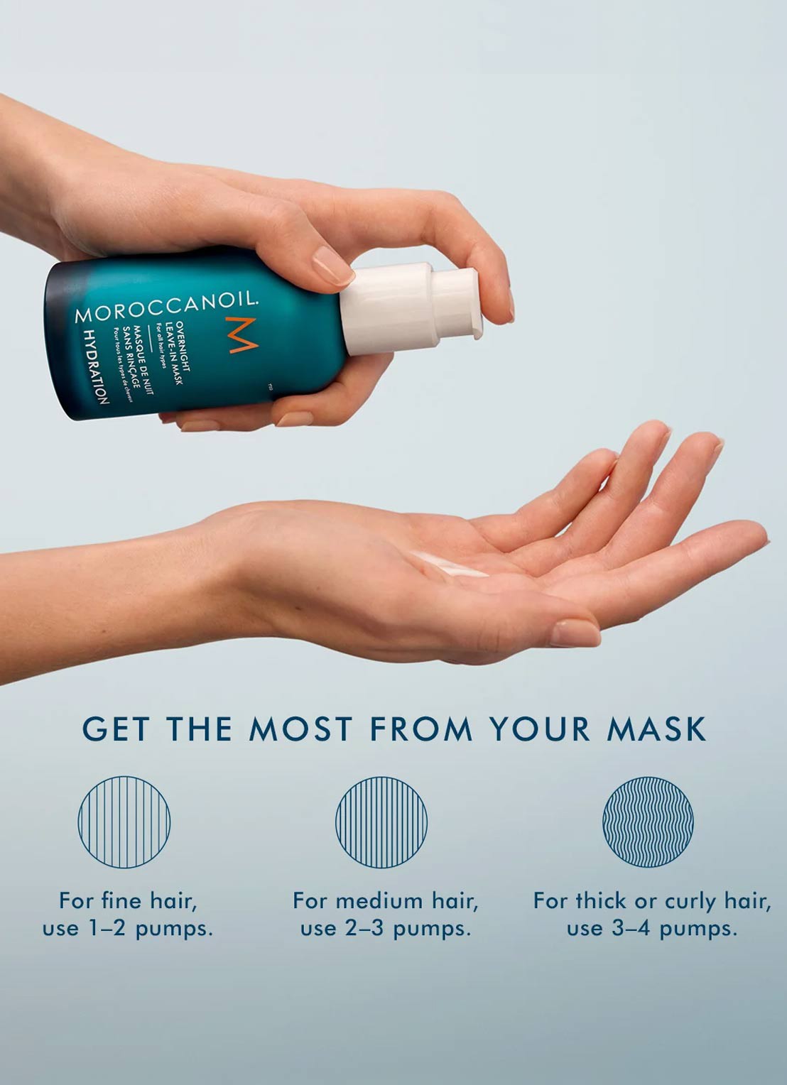 Moroccanoil Overnight Leave-in Mask - hydraterend nachtmasker - achterkant undefined
