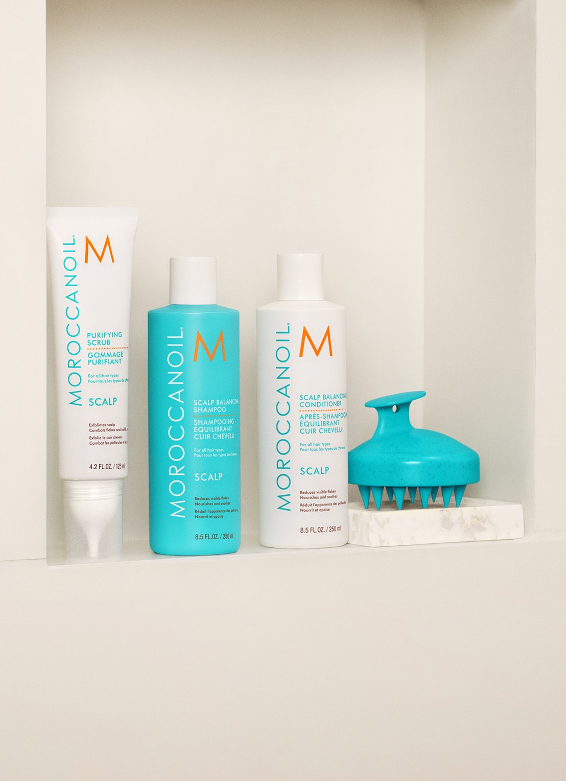 Moroccanoil Scalp Balancing Shampoo - hoofdhuid scrub - detail 5 undefined