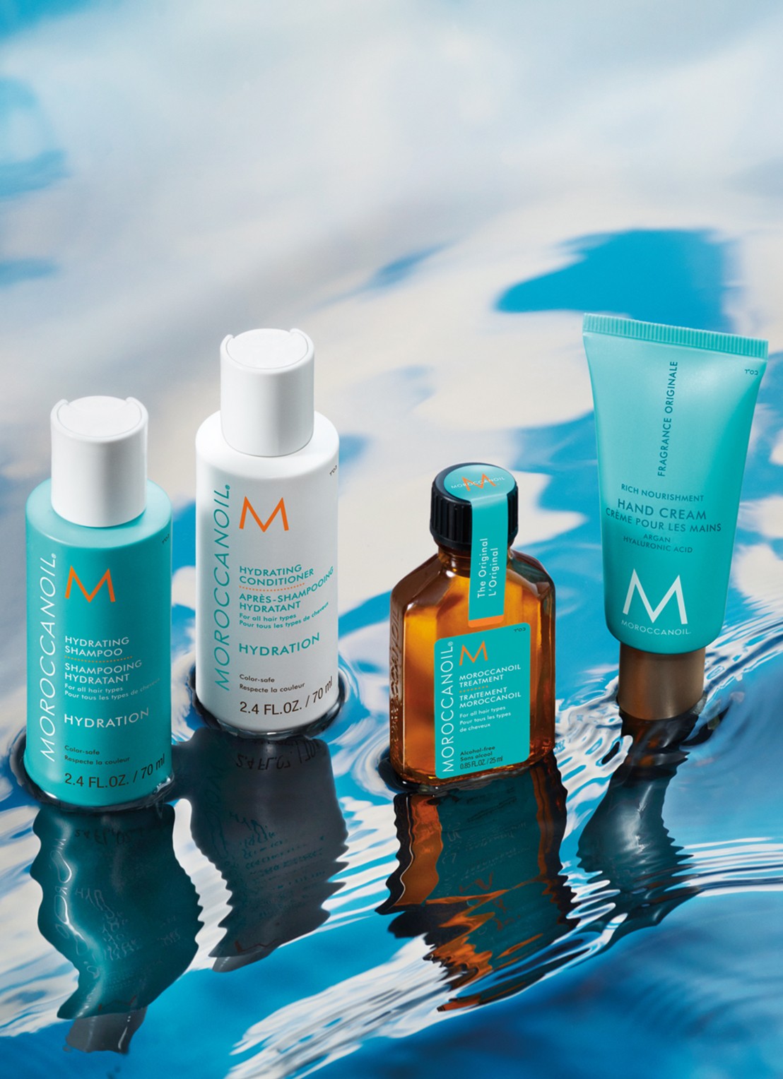 Moroccanoil Travel Set Hydration - haarverzorgingsset - voorkant 2 undefined