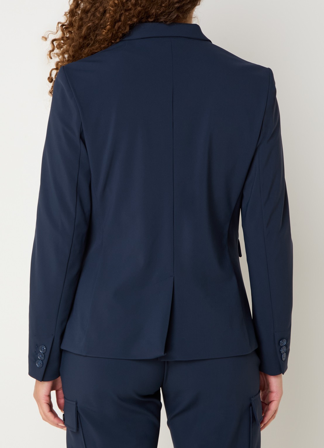 Mos Mosh MMBlake blazer met klepzakken - achterkant 2 indigo