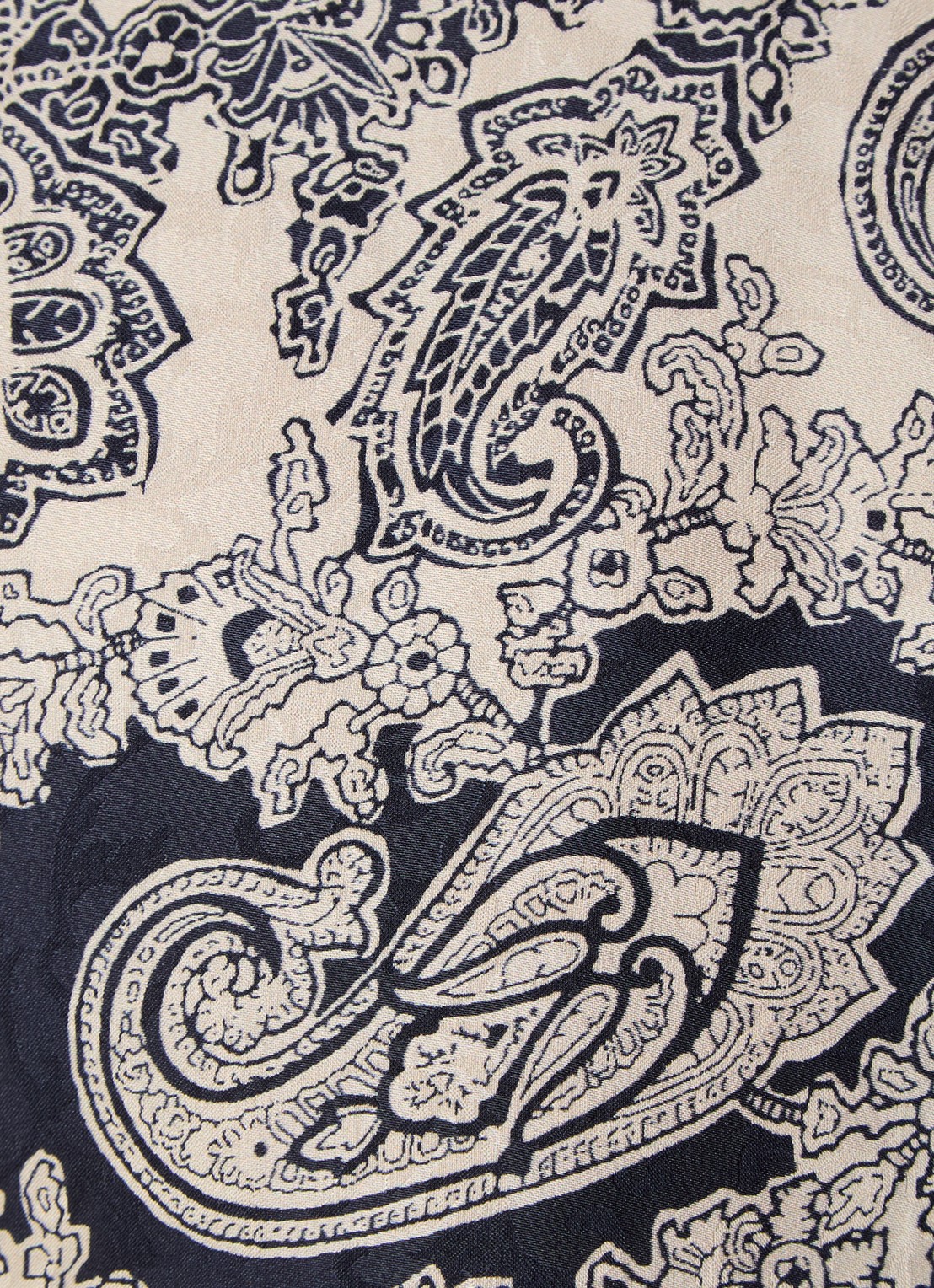 Mos Mosh MMEike blouse met paisley dessin - detail 5 donkerblauw