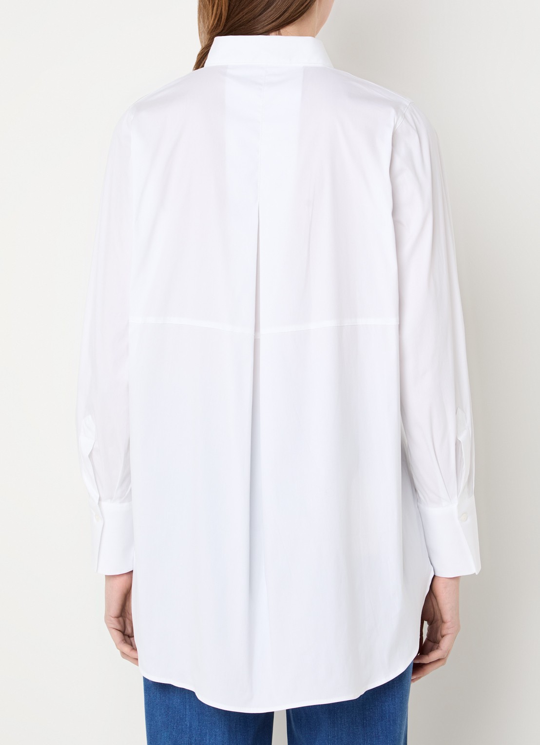 Mos Mosh MMEnola blouse met stretch - achterkant 4 wit