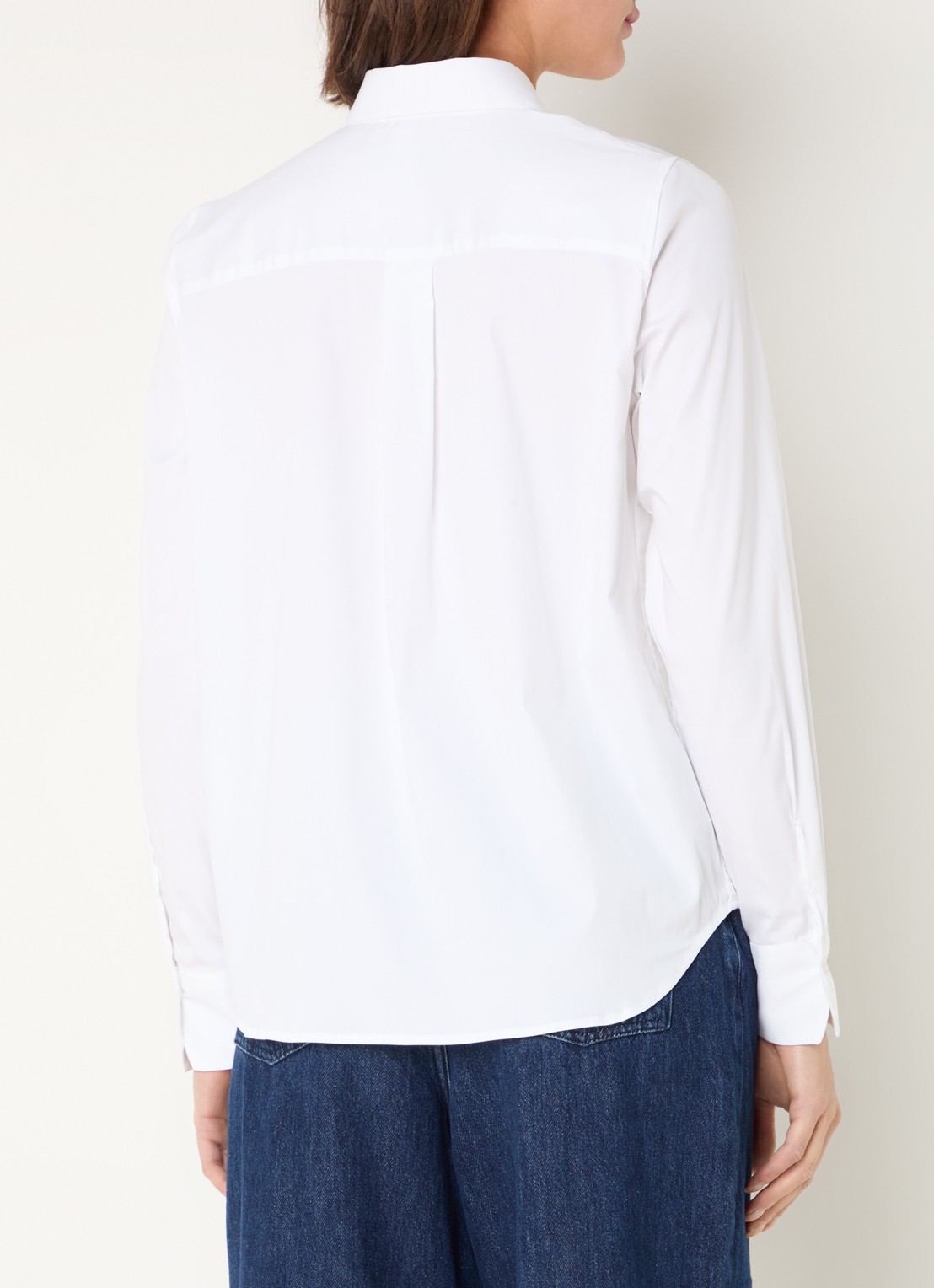 Mos Mosh MMMartina blouse met stretch - achterkant 4 wit