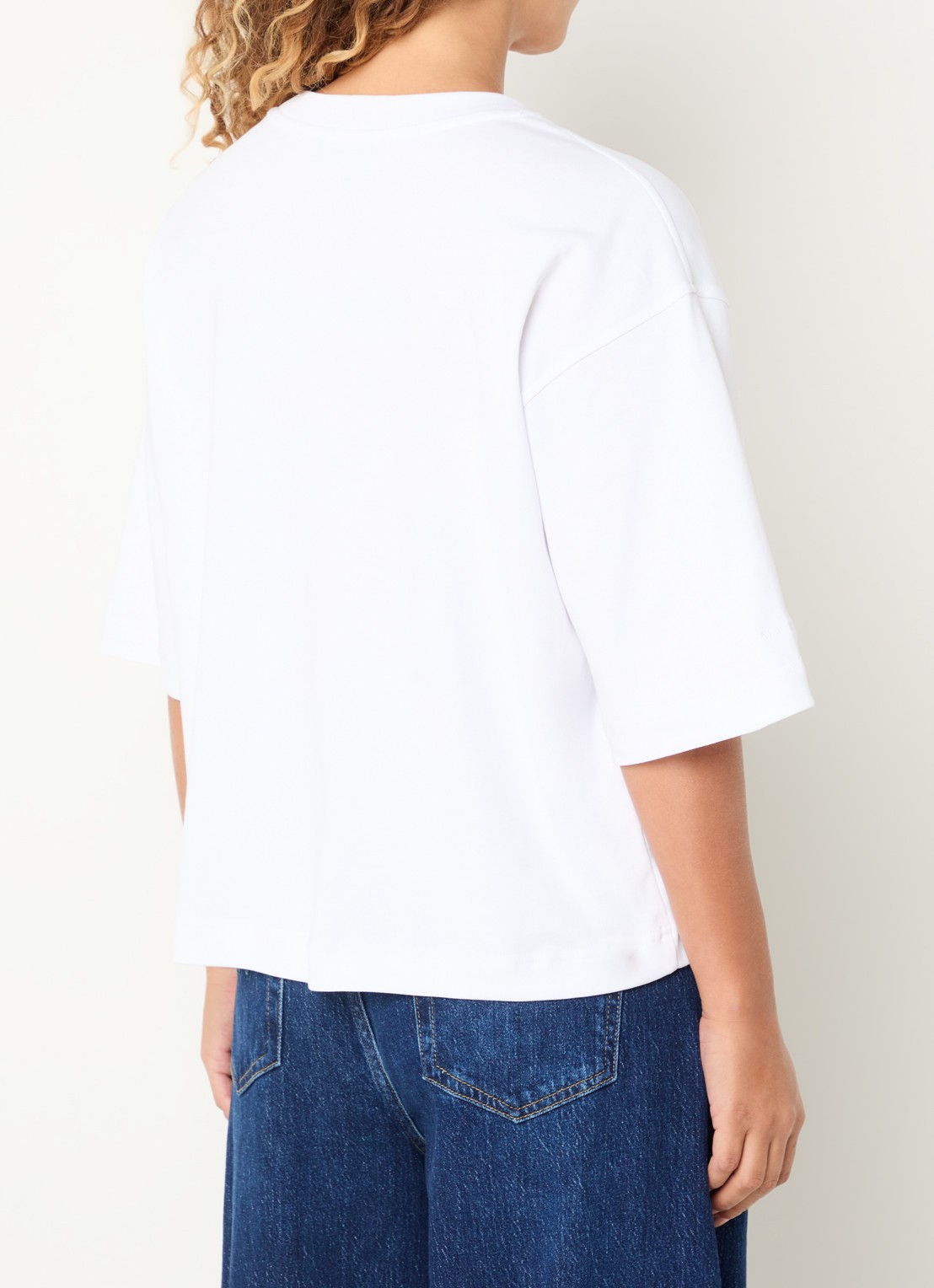 Mos Mosh MMNatalie T-shirt met stretch - achterkant wit