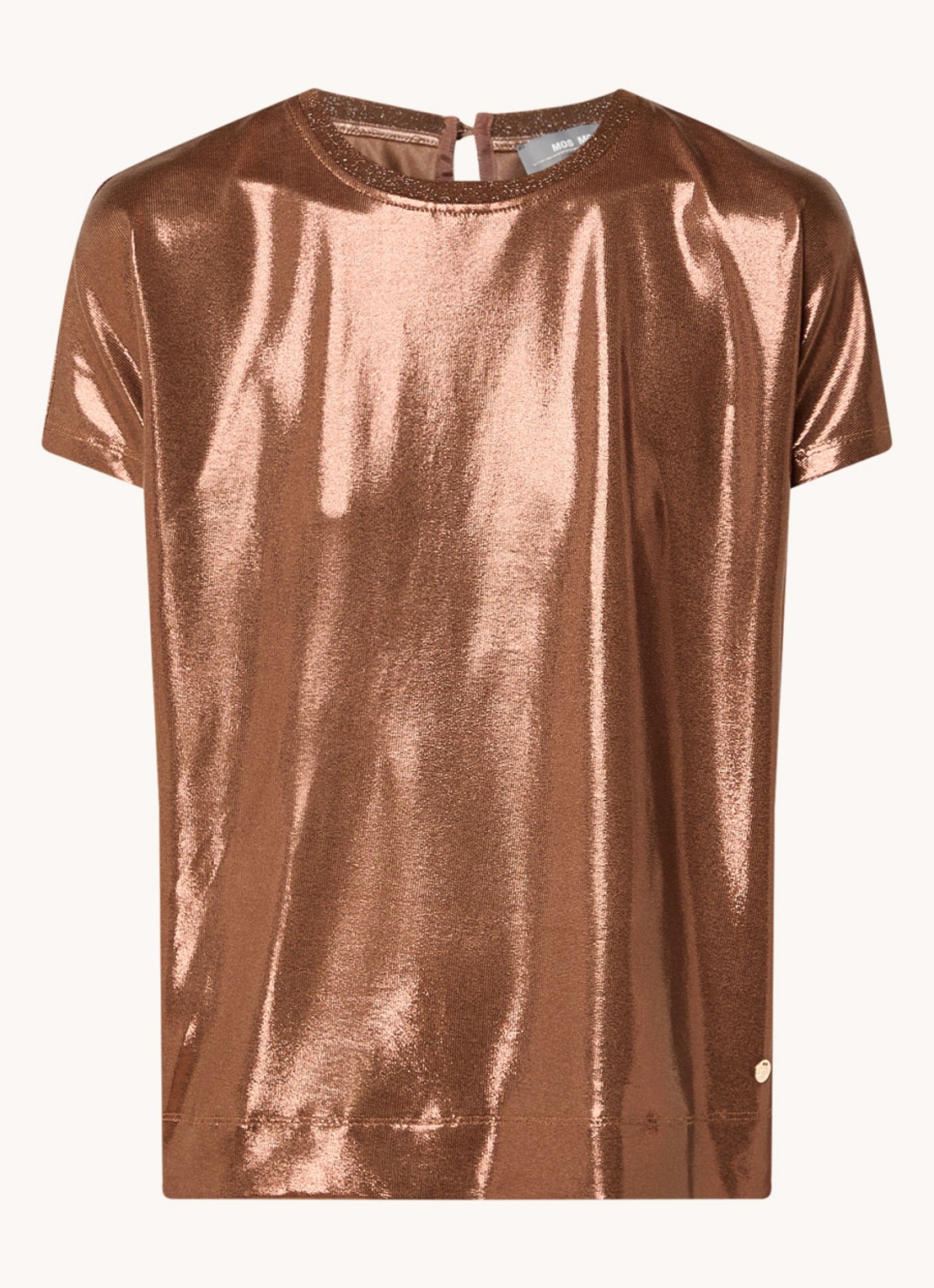 Mos Mosh MMNivola top met metallic finish - voorkant 2 koper