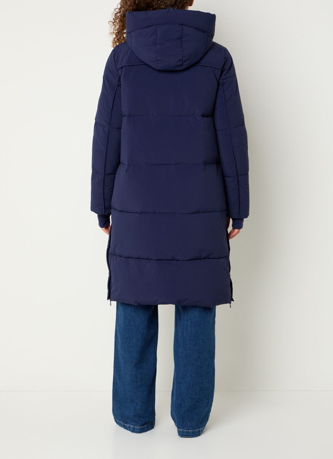 Mos Mosh MMNova Terma puffer jas met capuchon - achterkant 3 donkerblauw