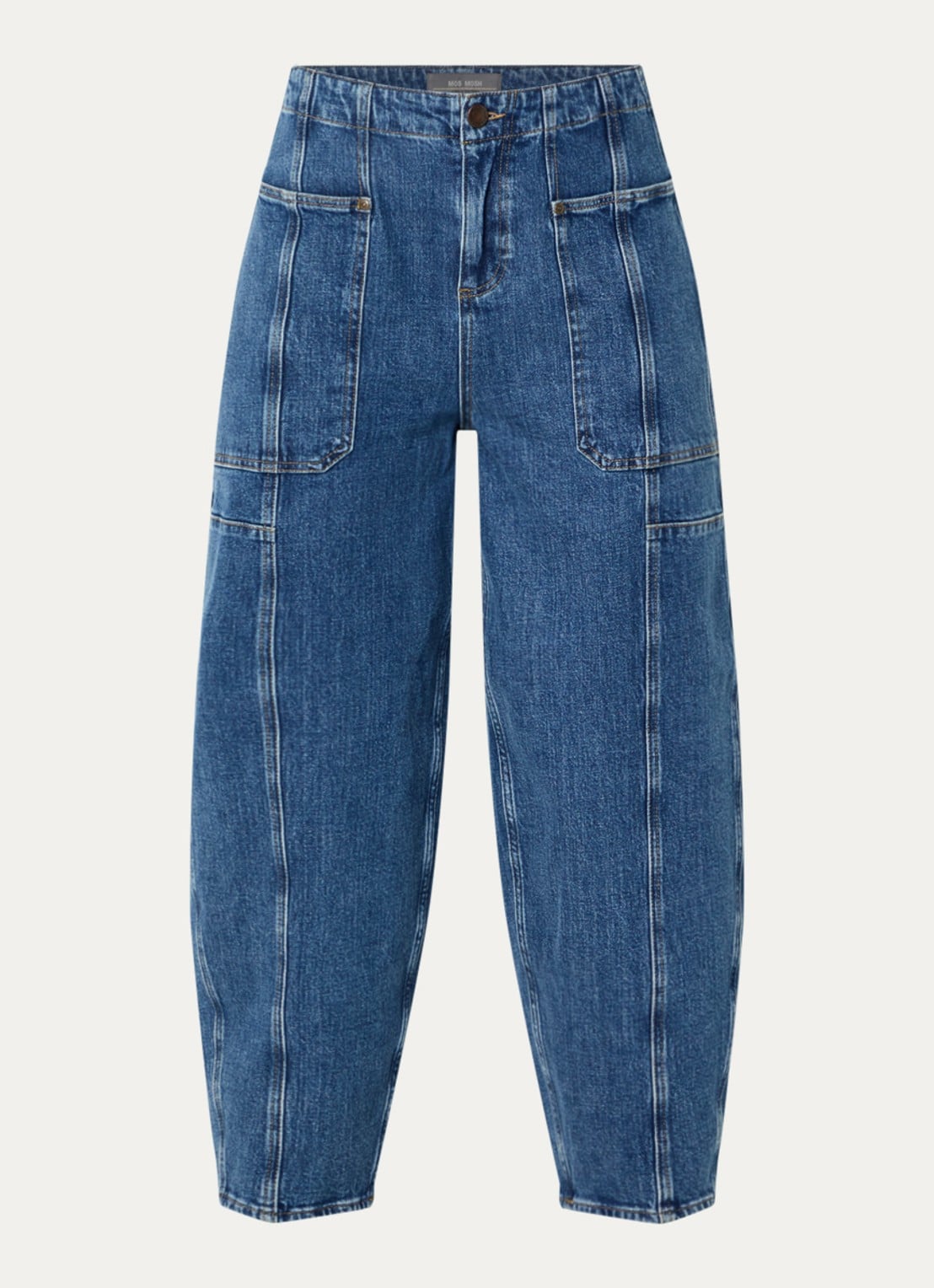 Mos Mosh MMRosy Galleon boyfriend jeans met medium wassing - voorkant 3 indigo
