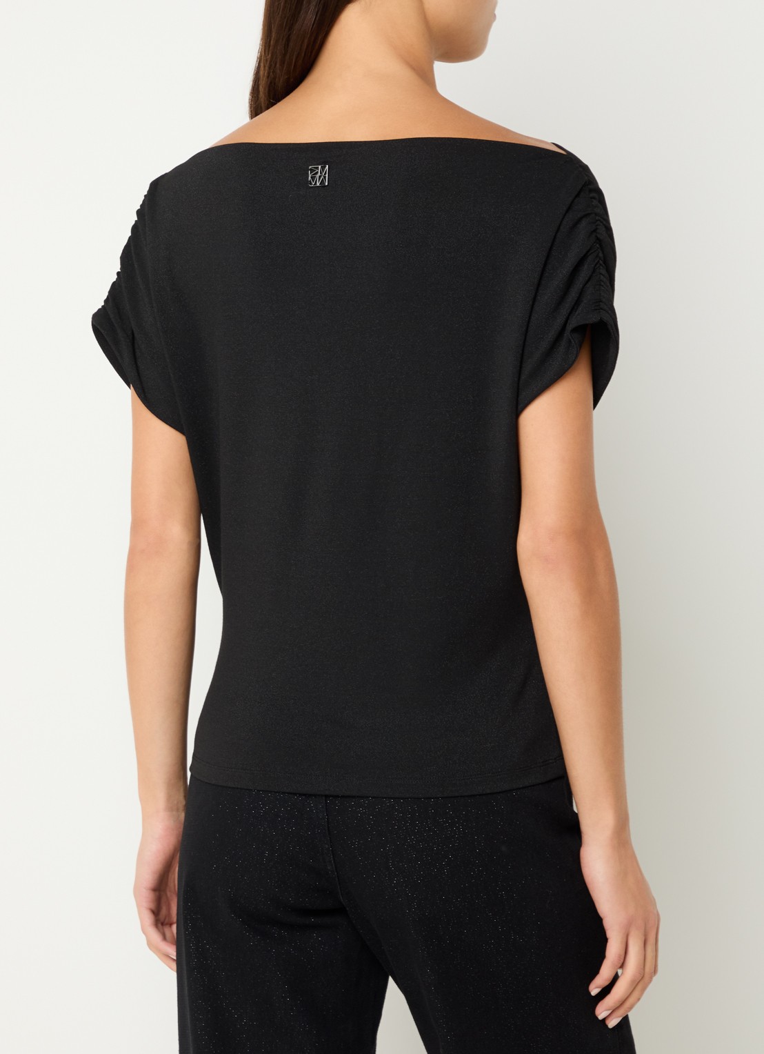 Mos Mosh MMShima top met lurex - achterkant 4 zwart