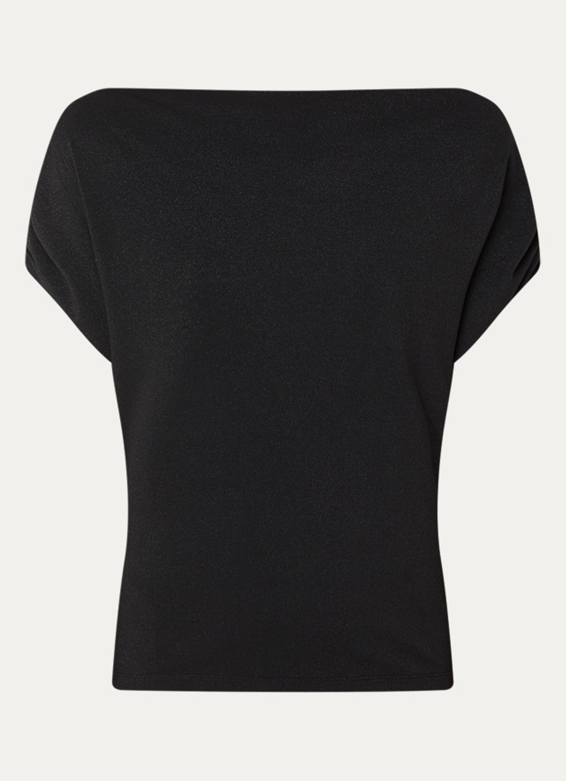 Mos Mosh MMShima top met lurex - voorkant zwart
