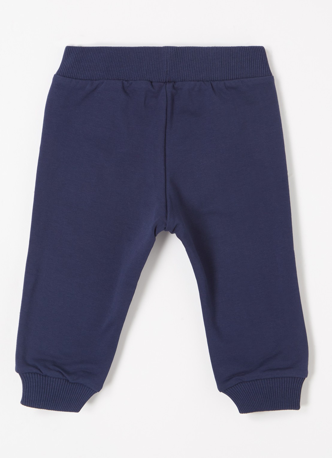 Moschino Tapered fit joggingbroek met logoprint - voorkant 2 blauw