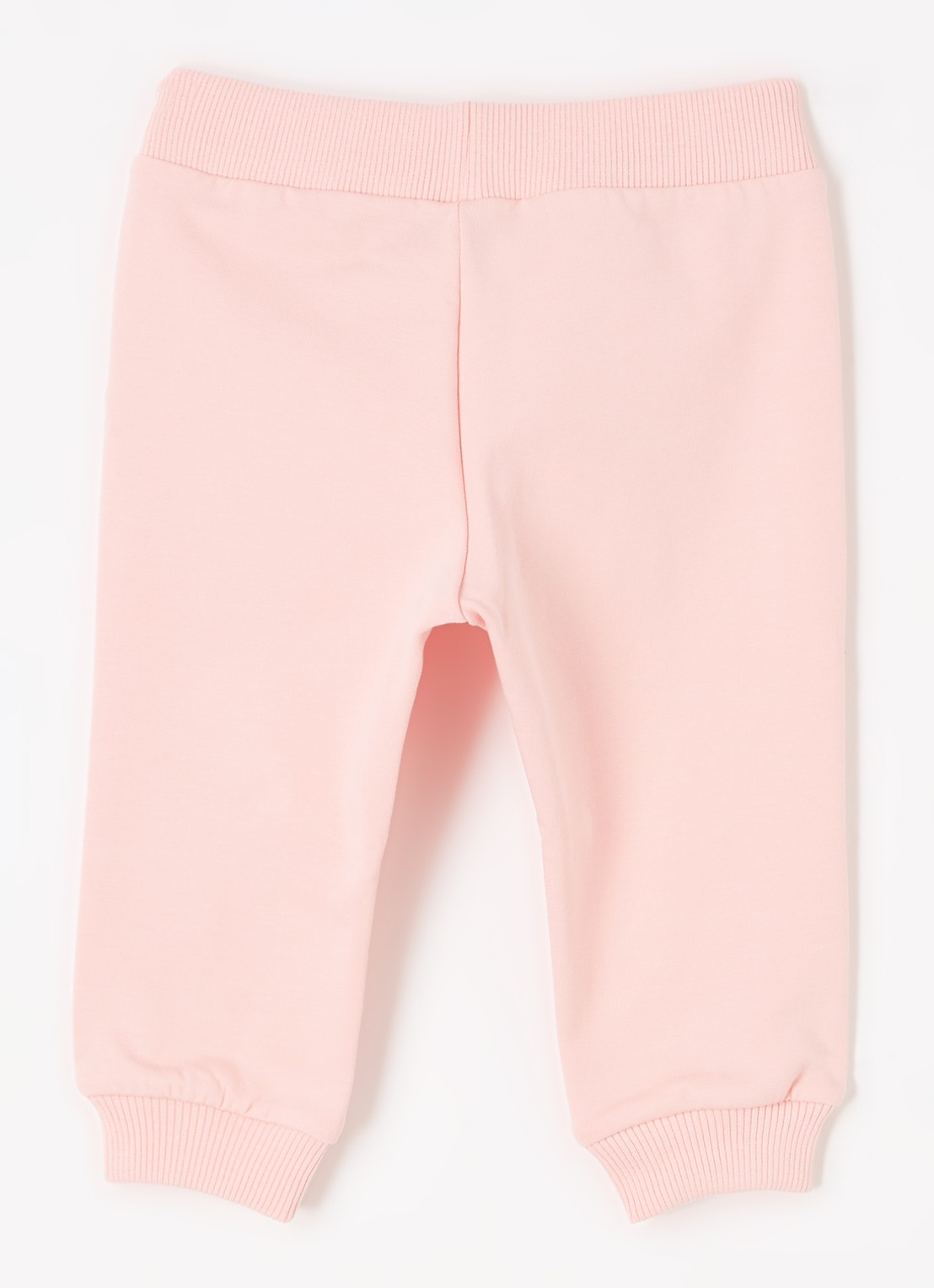 Moschino Tapered fit joggingbroek met logoprint - voorkant 3 roze