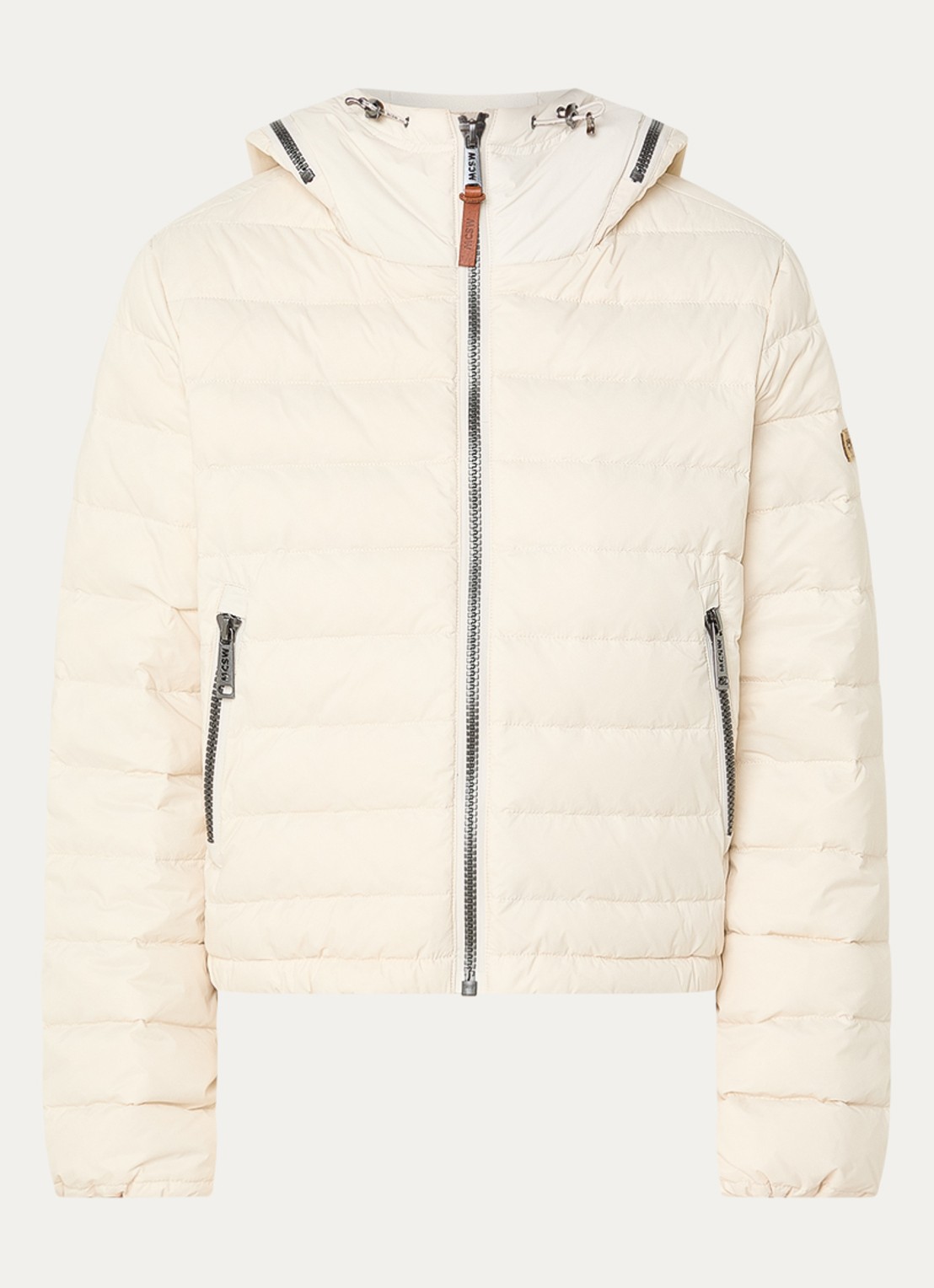 Moscow Glenda jack met ritszakken - voorkant beige