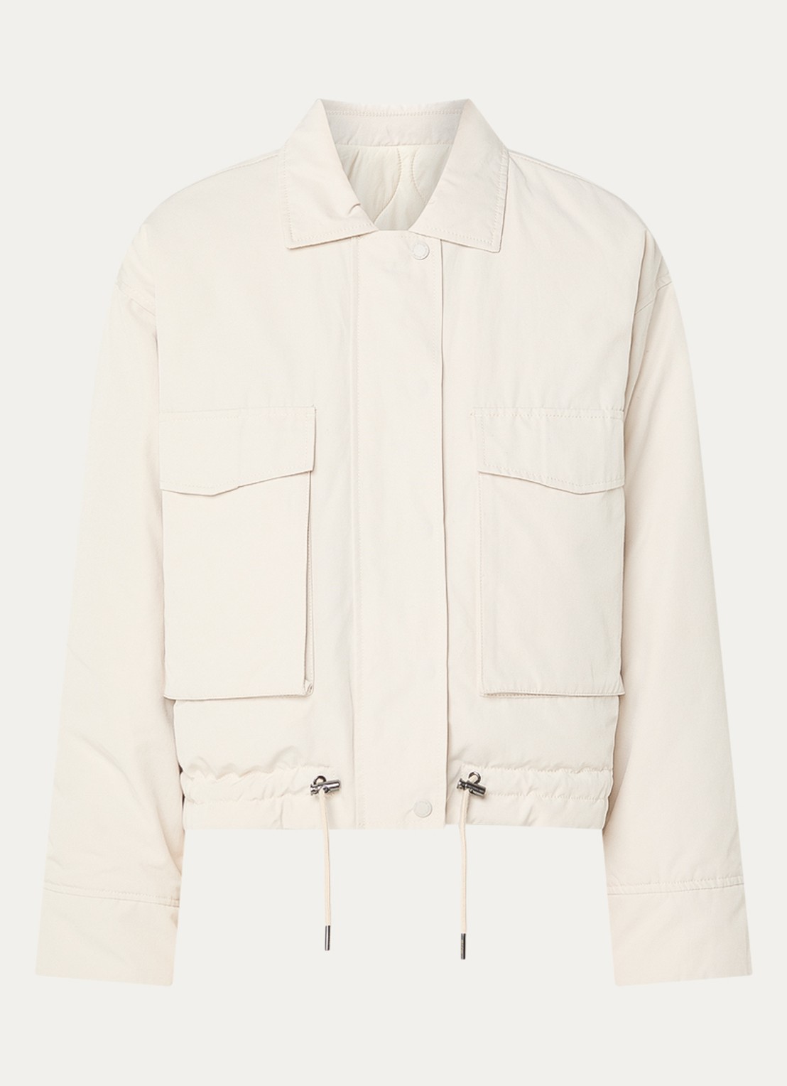 Moscow Hameli reversible gewatteerd jack - voorkant 2 beige