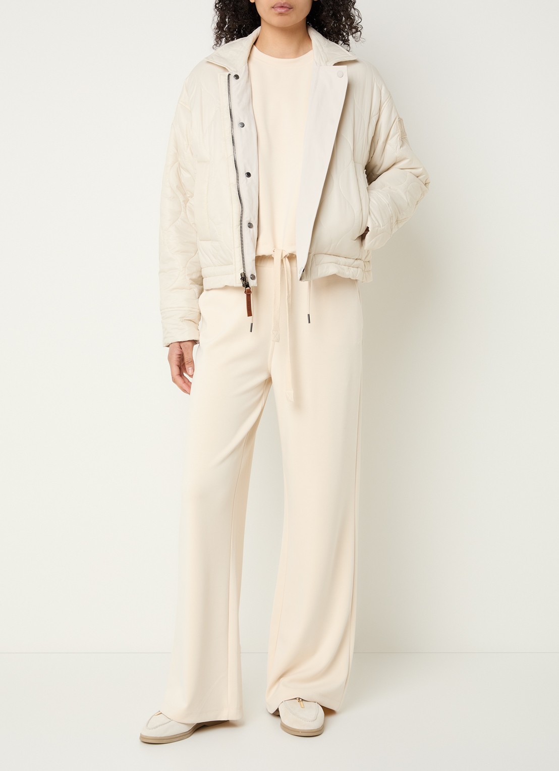Moscow Hameli reversible gewatteerd jack - voorkant 3 beige