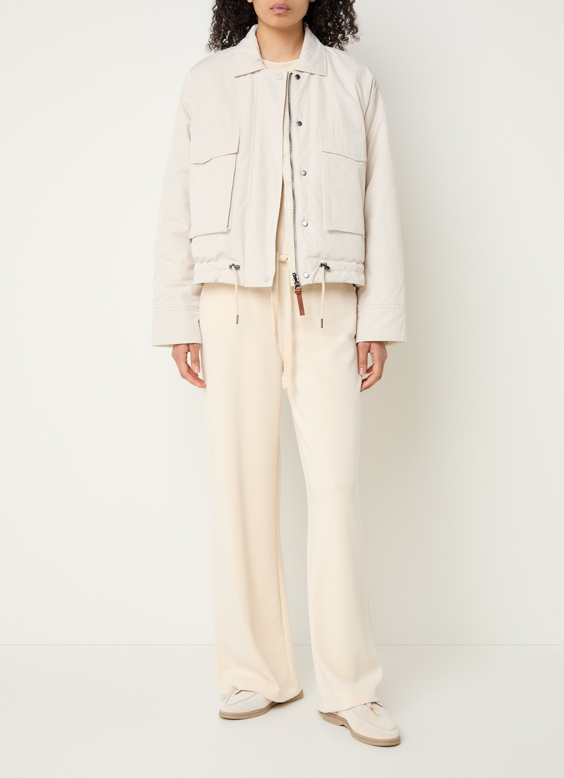 Moscow Hameli reversible gewatteerd jack - voorkant 4 beige