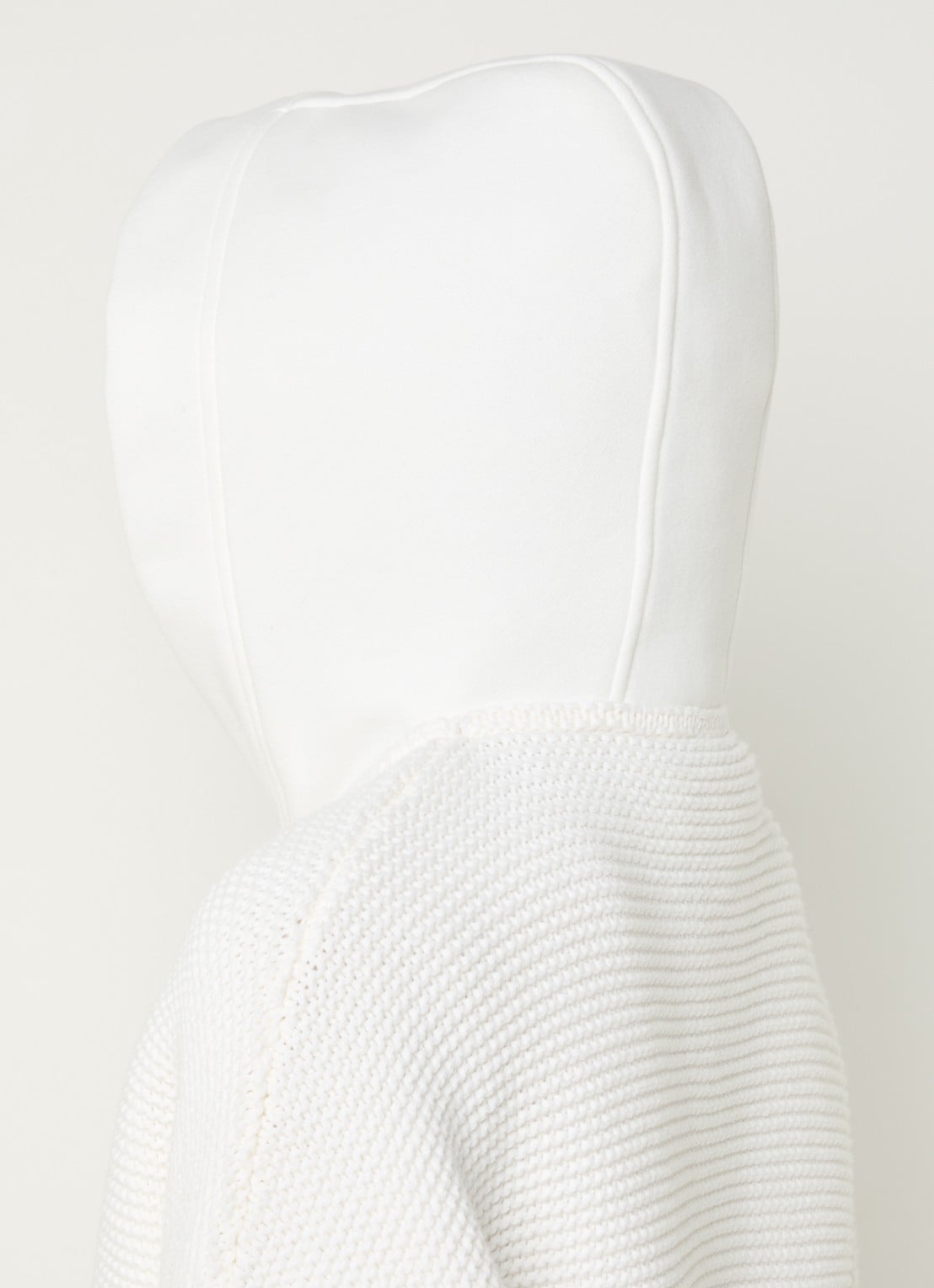 Moscow Timmy grofgebreid vest van katoen - detail 5 wit