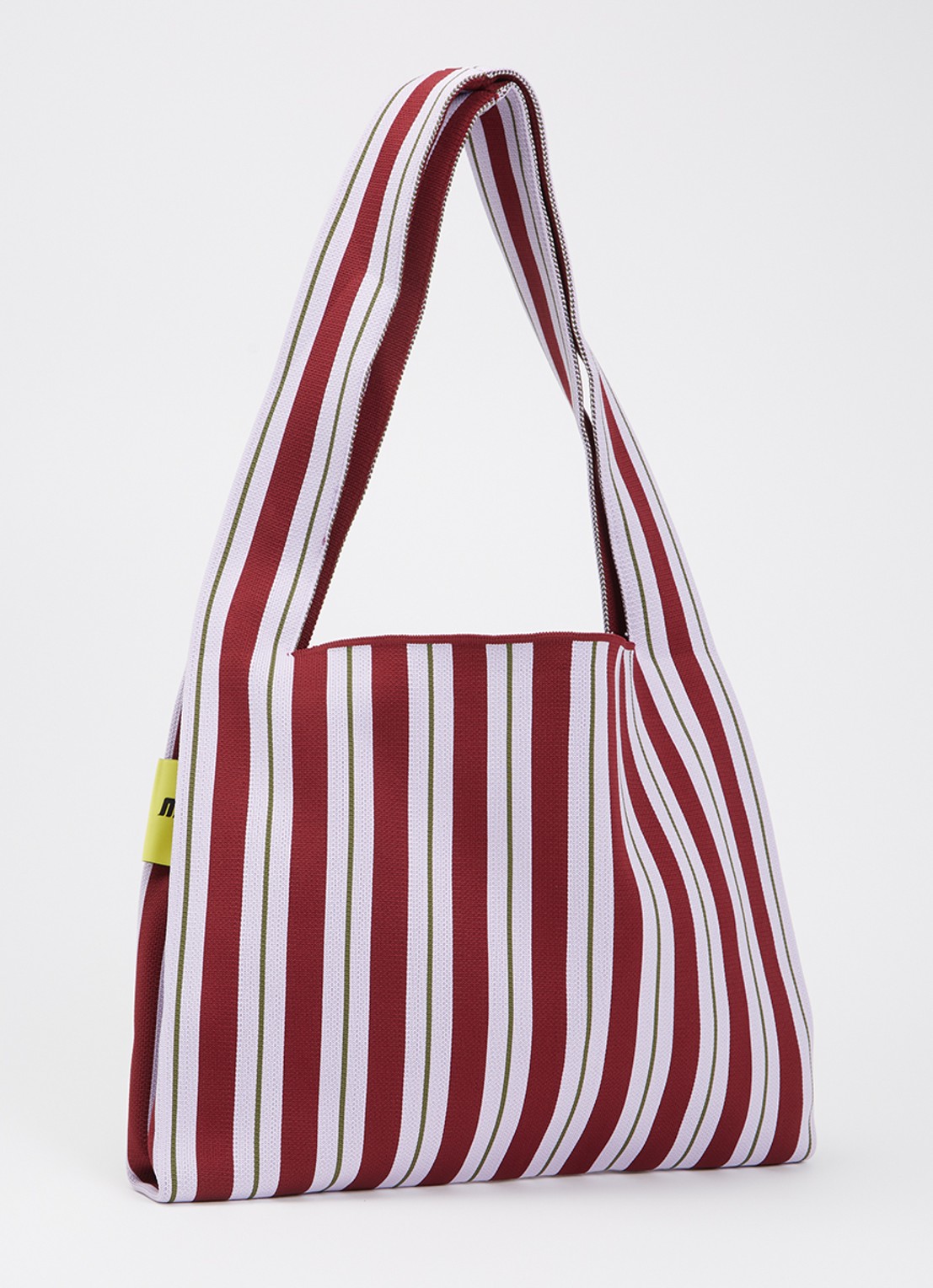 MOSJ Atelier Burgundy crossbodytas met uitneembaar etui - achterkant bordeauxrood