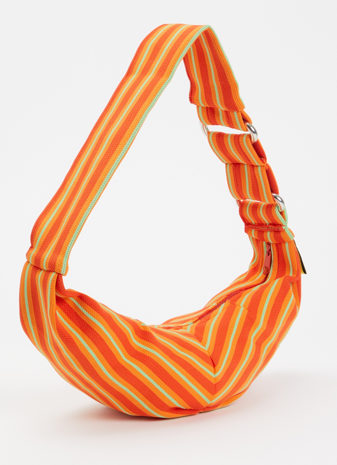 MOSJ Atelier Cosmo crossbodytas met verstelbare schouderriem - achterkant 5 oranje