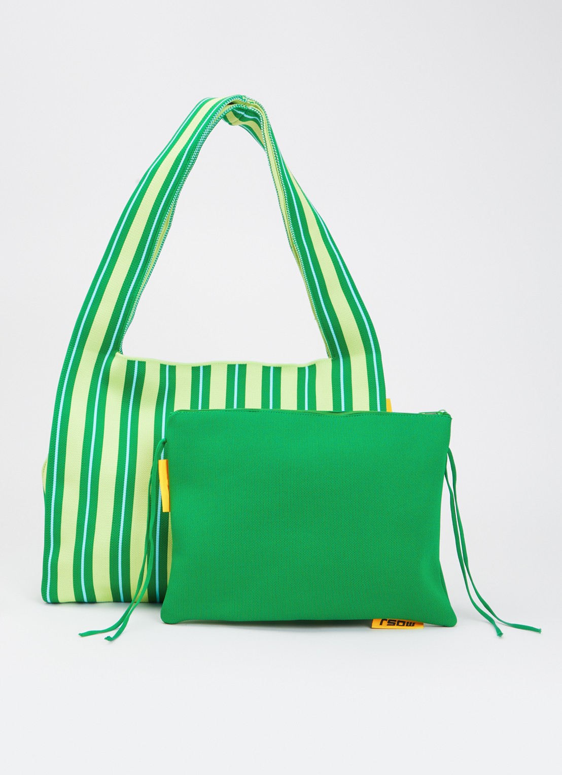 MOSJ Atelier Gini crossbodytas met uitneembaar etui - voorkant 5 groen