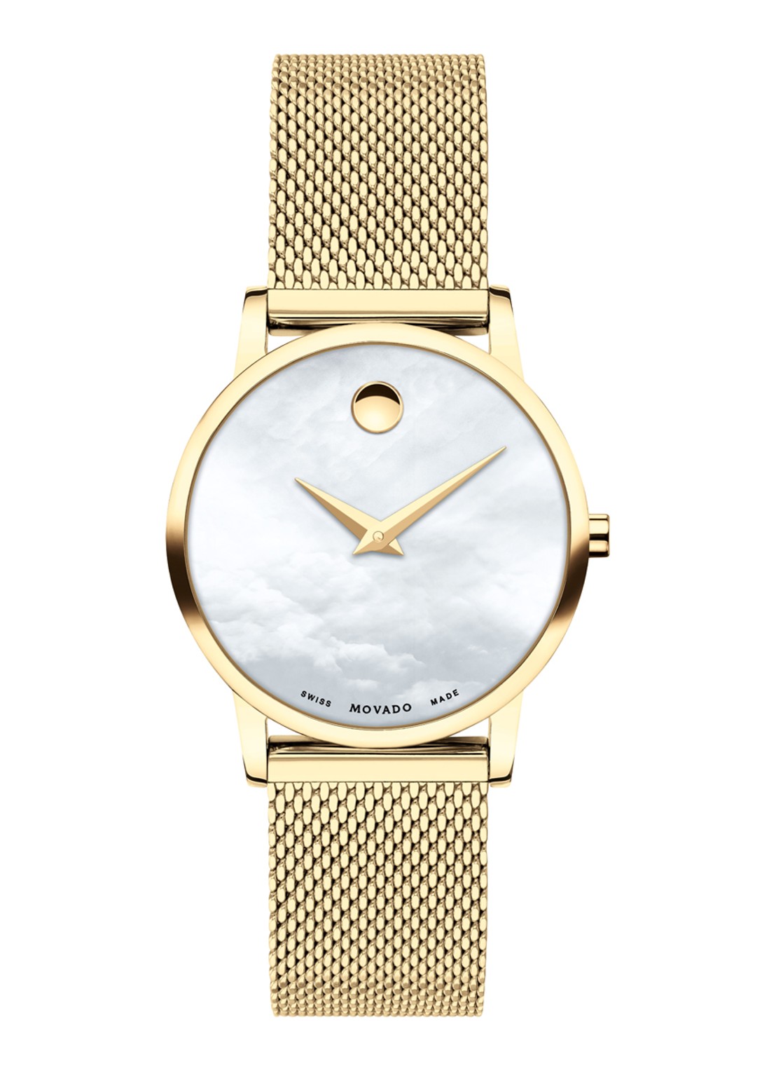 Movado Museum Classic horloge 0607351 - voorkant 3 goud