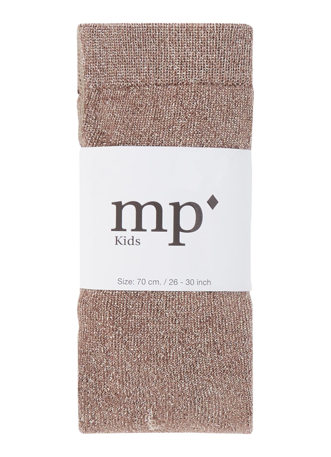 mp Denmark Maillot in katoenblend met lurex - voorkant taupe