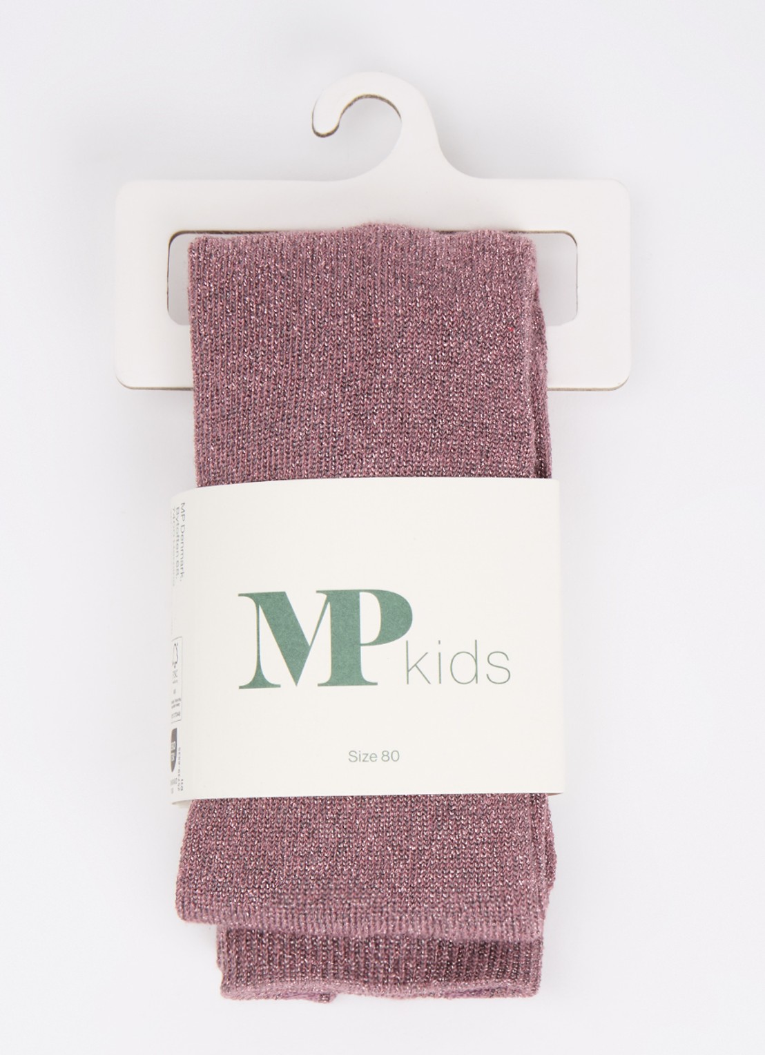 mp Denmark Panty met glitter  - voorkant roze