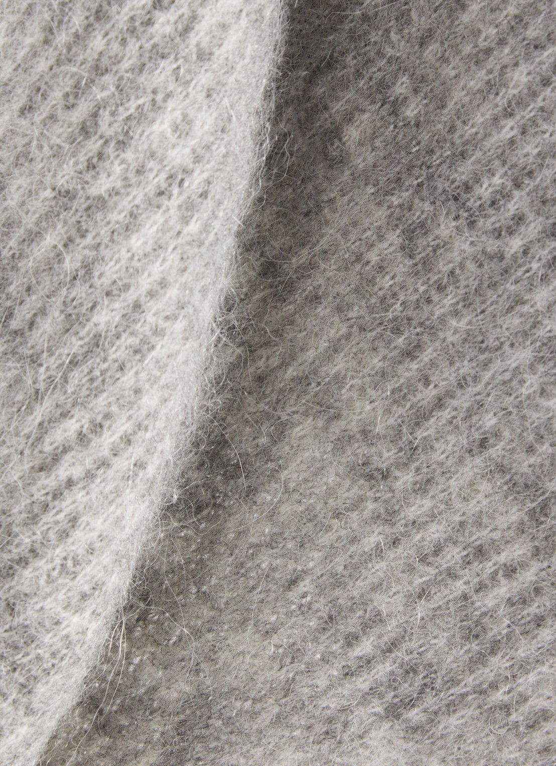 MSCH Copenhagen MSCHBondie Hope sjaal in alpaca wolblend 140 x 50 cm - detail 3 grijs
