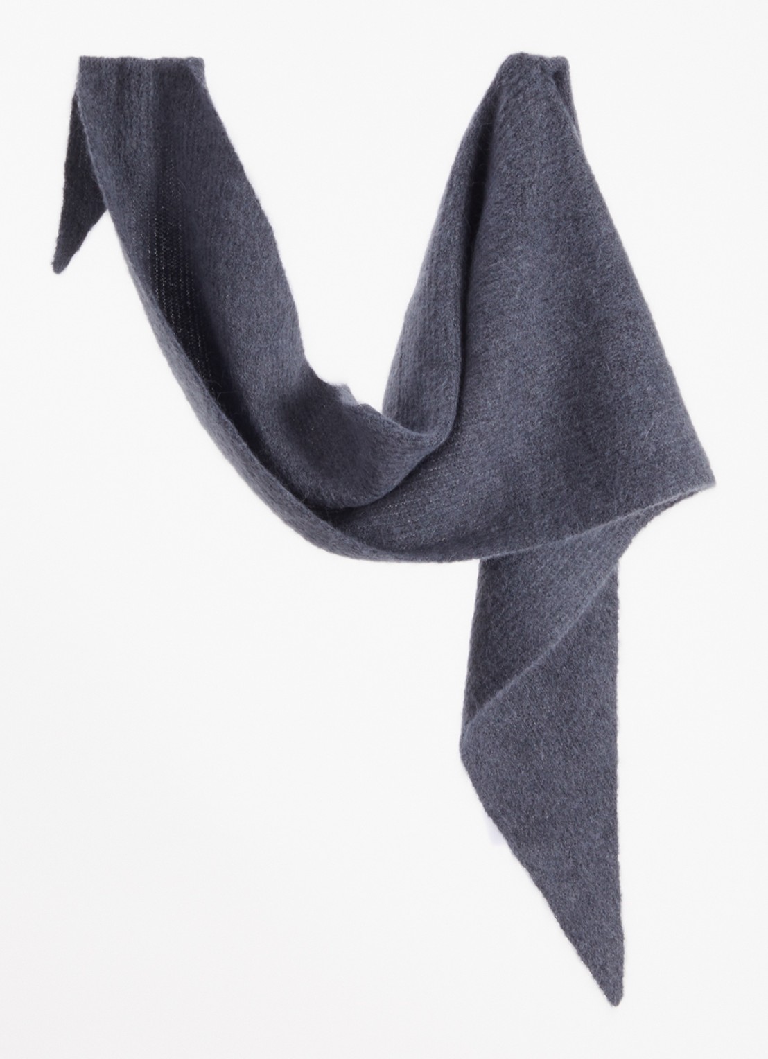 MSCH Copenhagen MSCHBondie Hope sjaal in alpaca wolblend 140 x 50 cm - detail 2 donkerblauw