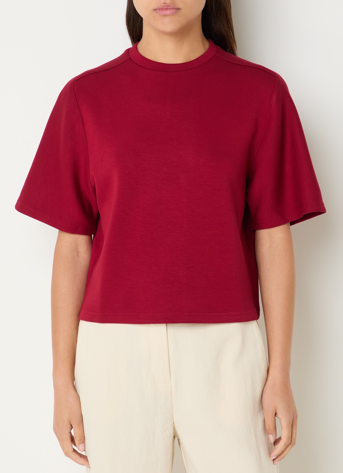MSCH Copenhagen MSCHMaelee sweater met ronde hals - detail 4 rood