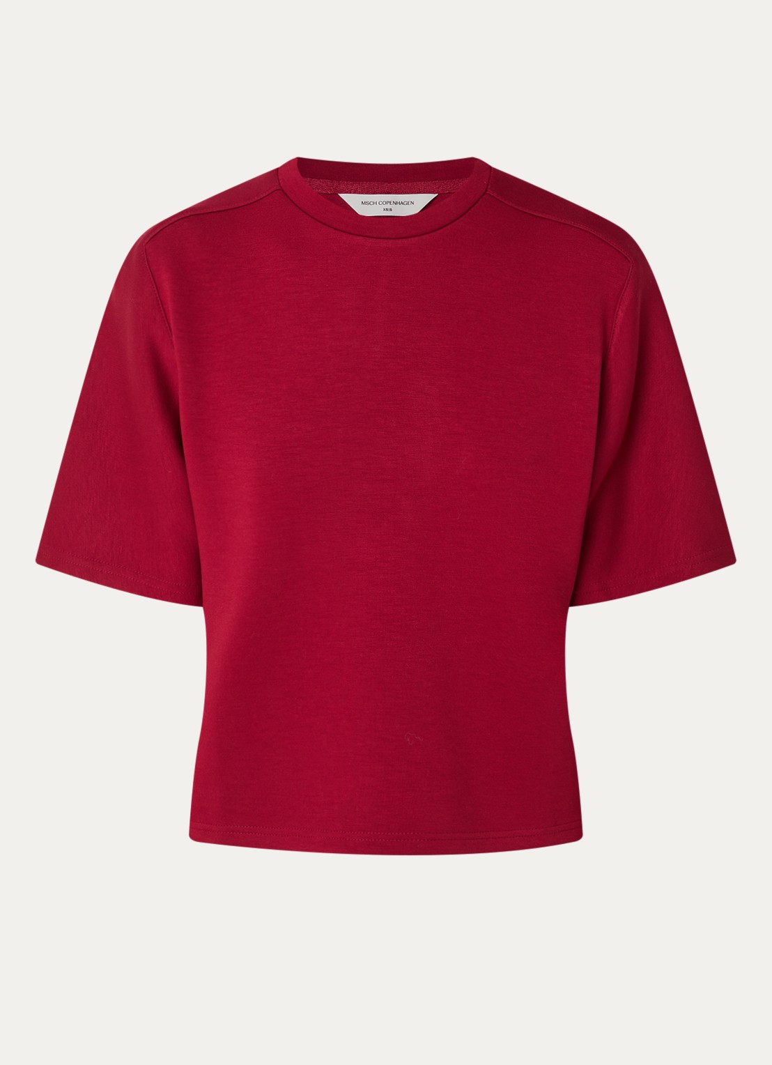 MSCH Copenhagen MSCHMaelee sweater met ronde hals - voorkant 2 rood