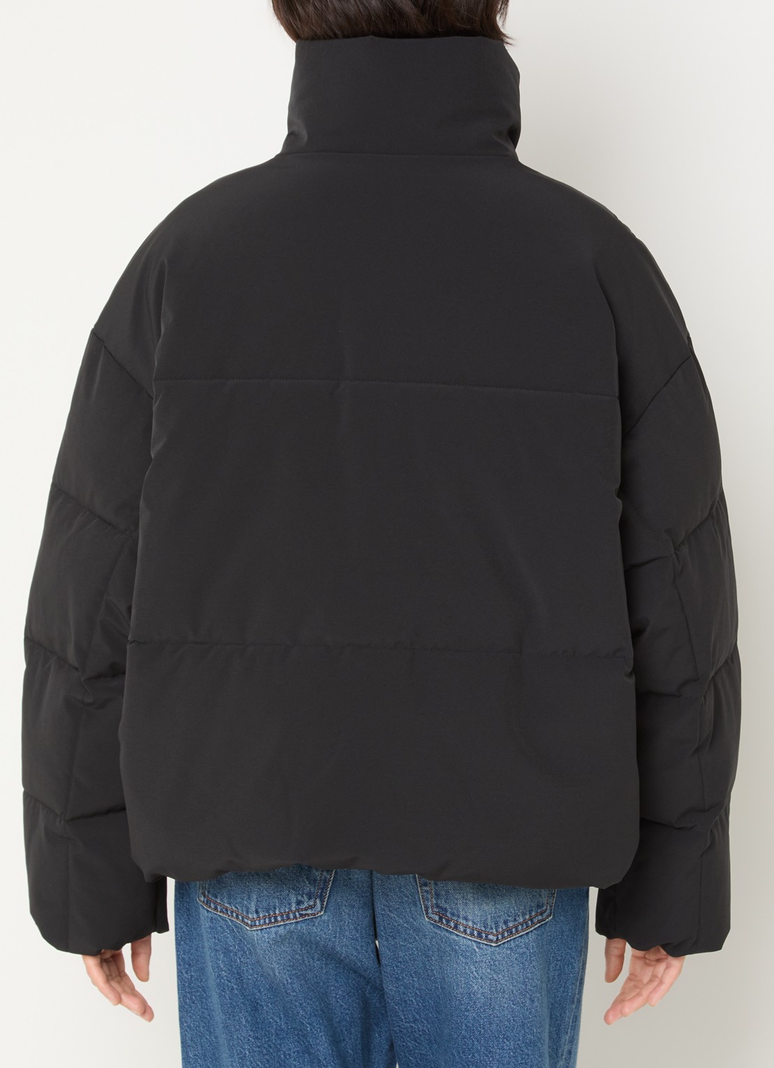 MSCH Copenhagen MSCHRefron puffer jack met steekzakken - achterkant 2 zwart