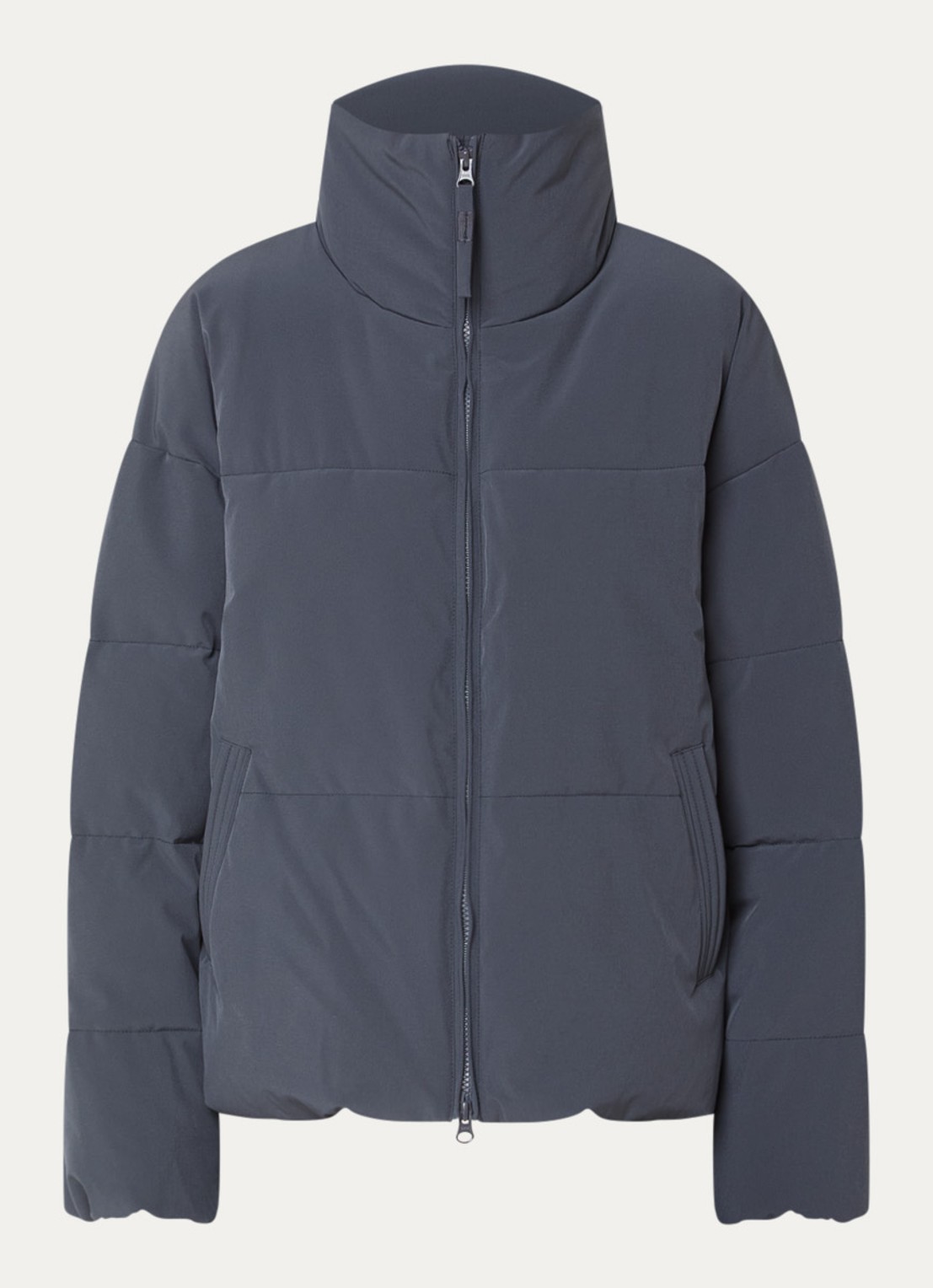 MSCH Copenhagen MSCHRefron puffer jack met steekzakken - voorkant 2 staalblauw