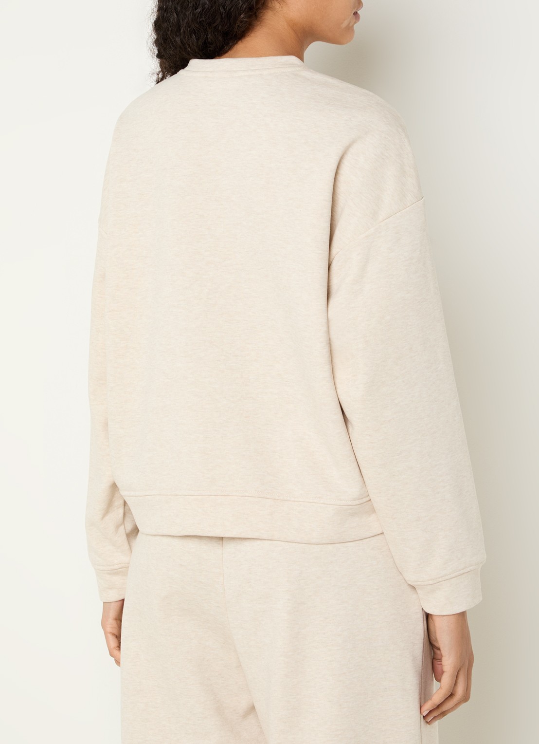 MSCH Copenhagen MSCHTaia sweater met ronde hals - achterkant 3 beige