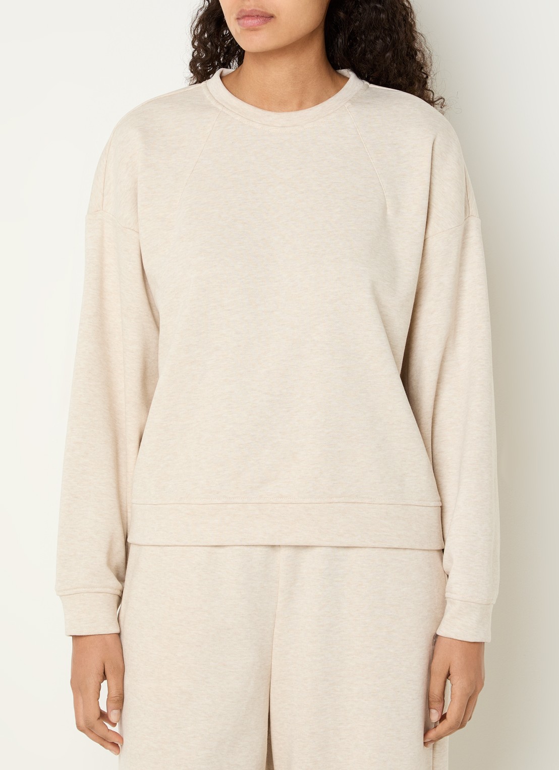 MSCH Copenhagen MSCHTaia sweater met ronde hals - detail 4 beige