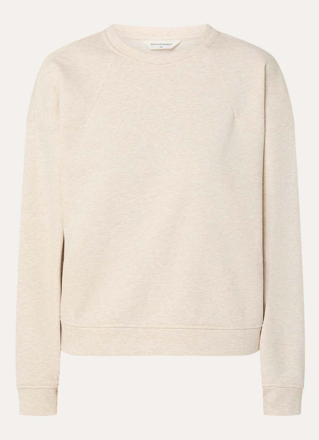 MSCH Copenhagen MSCHTaia sweater met ronde hals - voorkant beige