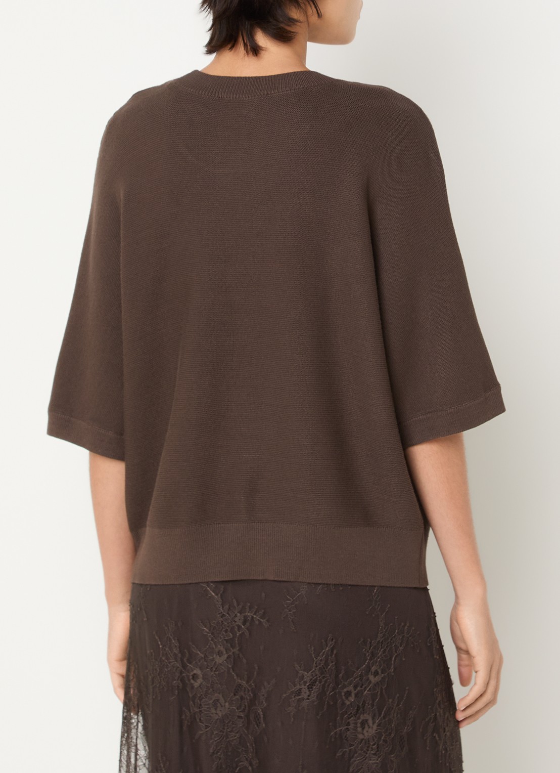 MSCH Copenhagen MSCHThamira grofgebreide pullover - achterkant 2 bruin